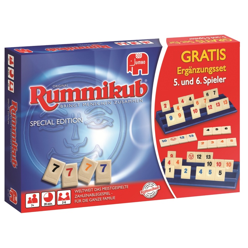 Rummikub Spiel Special Edition mit Ergänzungsset