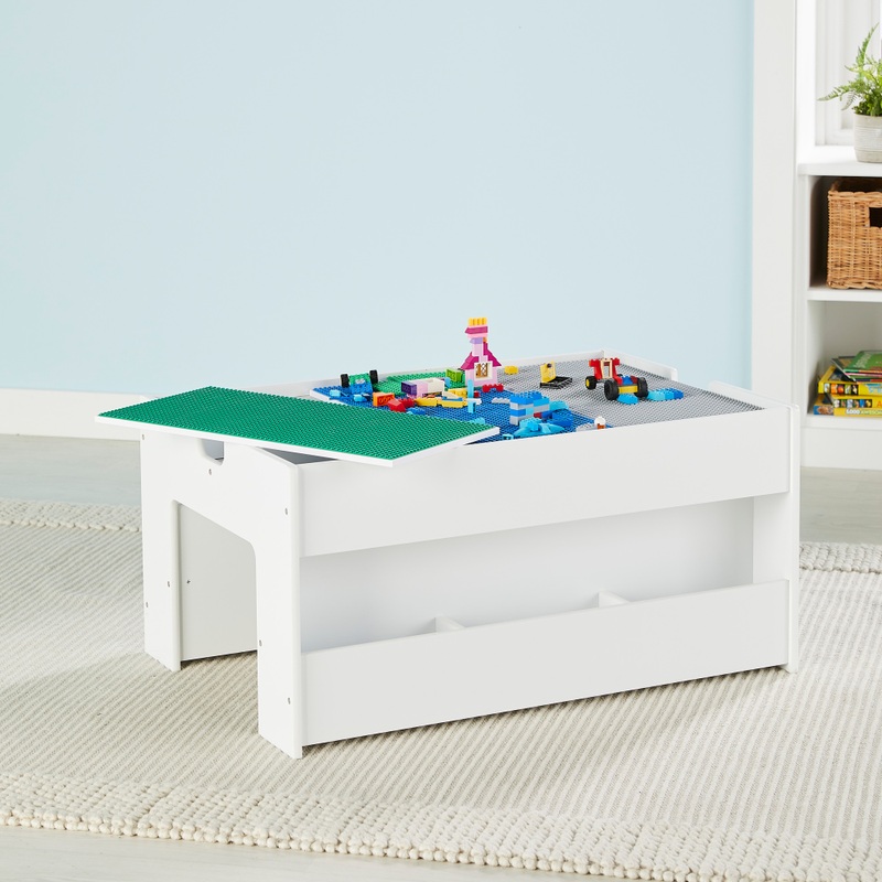 Build 'n' Store Spieltisch 81 x 56 cm aus Holz für Klemmbausteine – Bild 4
