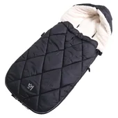 Kaiser Universal Fußsack für Kinderwagen XL TOO Thermo Black schwarz – Bild 7