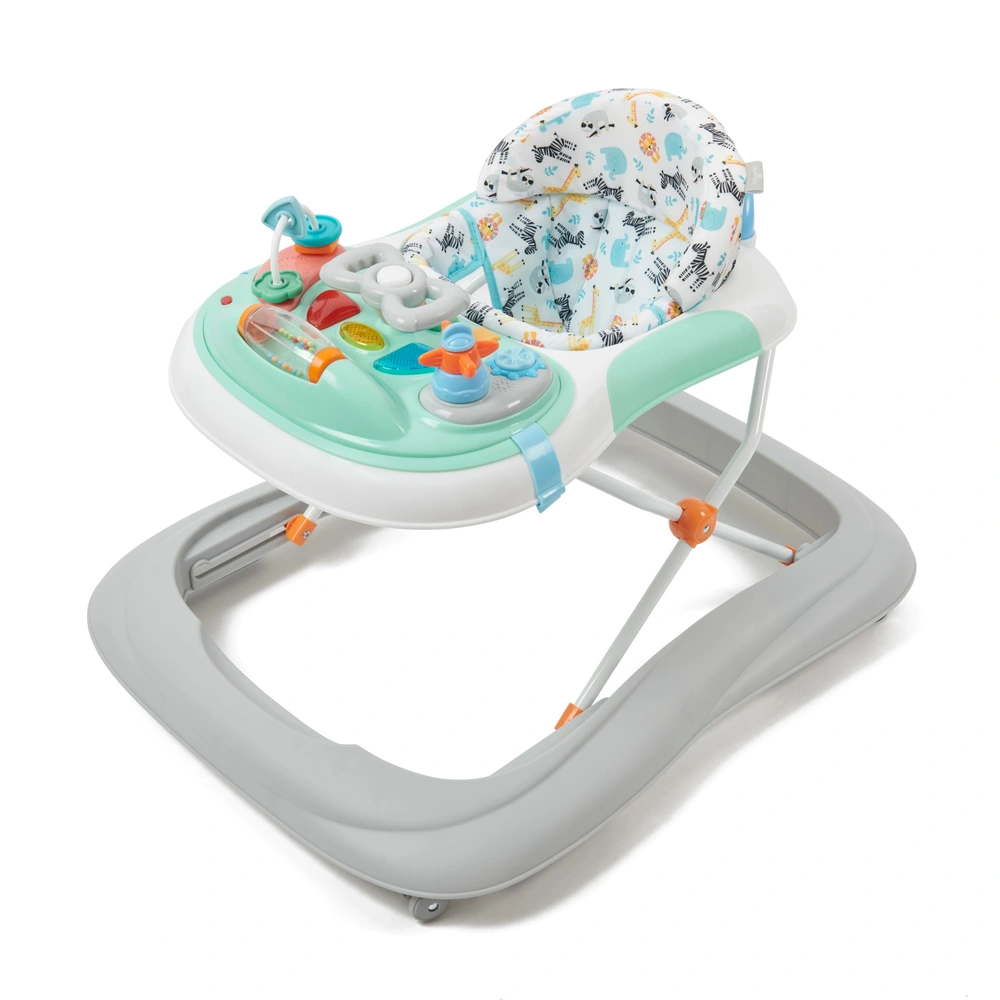 Babylo Lauflernhilfe ABC Babywalker mit Spielcenter Safari grün/grau – Bild 15