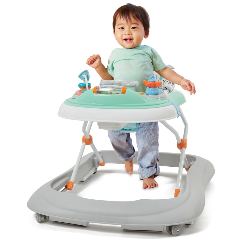 Babylo Lauflernhilfe ABC Babywalker mit Spielcenter Safari grün/grau – Bild 24