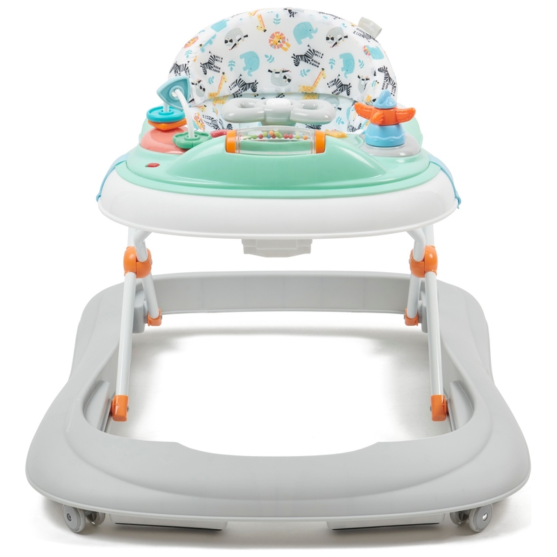 Babylo Lauflernhilfe ABC Babywalker mit Spielcenter Safari grün/grau – Bild 25