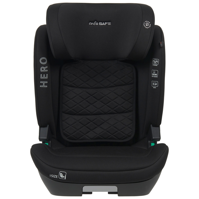 EnfaSafe Hero i-Size Highback Booster Kindersitz schwarz