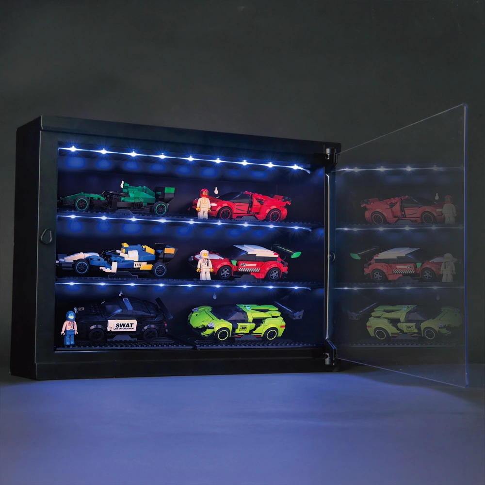 Build-it Vitrine für Autos mit Licht – Bild 6