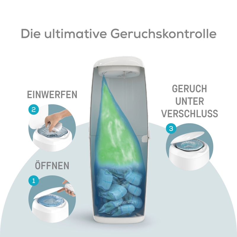 Angelcare Windeleimer Classic XL mit 6 Nachfüllkassetten – Bild 21