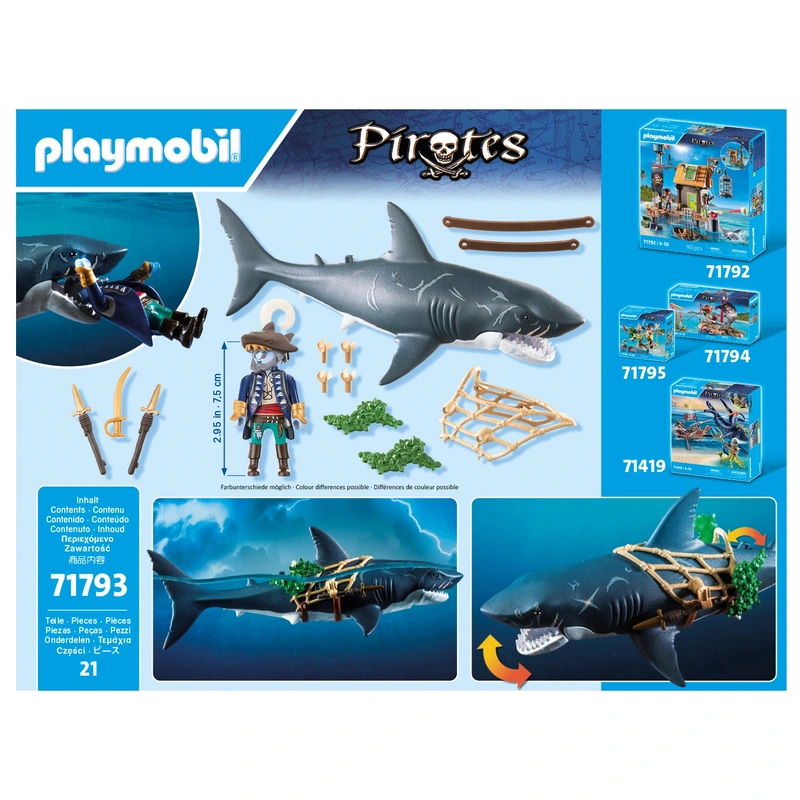 PLAYMOBIL Pirates 71793 Gefahr durch Riesenhai – Bild 8
