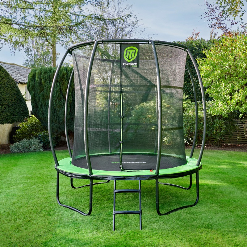 Thorpe Sports Outdoor Trampolin rund mit Netz 244 cm – Bild 3
