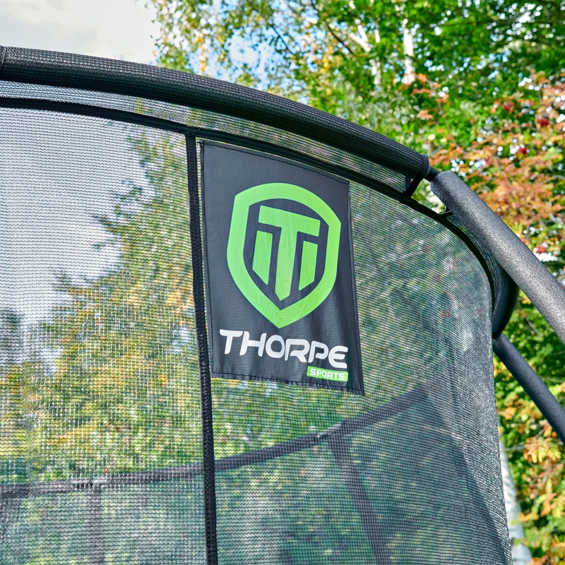 Thorpe Sports Outdoor Trampolin rund mit Netz 244 cm – Bild 5