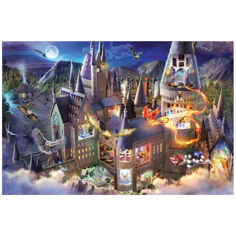 Ravensburger Puzzle Harry Potter Blick ins Schloss Hogwarts 3000 Teile – Bild 5