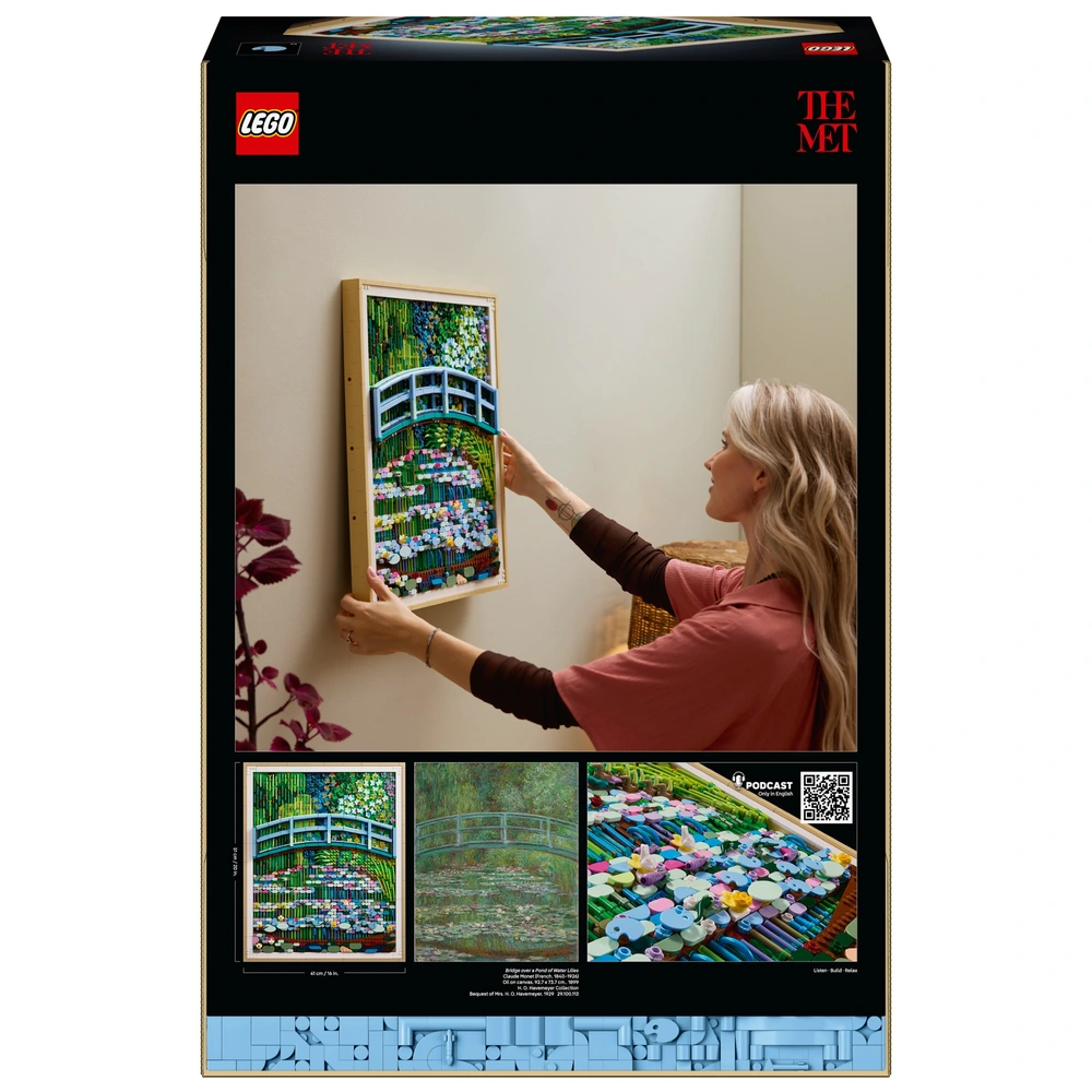LEGO Art 31220 Claude Monet - Brücke über einen Seerosenteich
