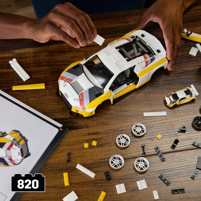 Mattel Brick Shop Hot Wheels Elite Series Auto Audi R8 LMS – Bild 27