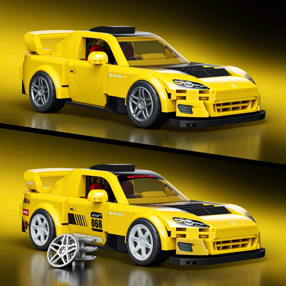 Mattel Brick Shop Hot Wheels Speed Series Auto '07 Honda S2000 – Bild 12