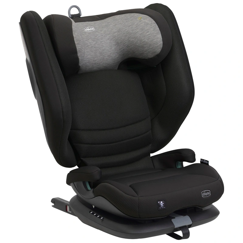 Chicco Fold & Go S Posh Mitwachsender Kindersitz schwarz – vue 2
