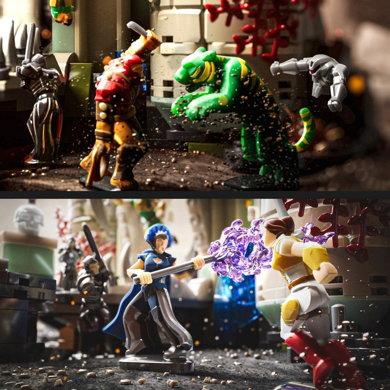 Mattel Brick Shop Masters of the Universe Schlacht um Burg Grayskull – Bild 5