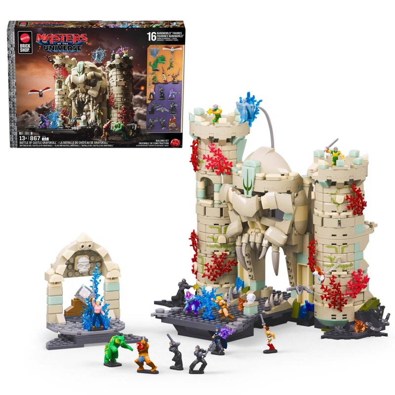 Mattel Brick Shop Masters of the Universe Schlacht um Burg Grayskull