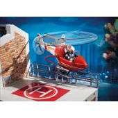 PLAYMOBIL City Action 9462 Große Feuerwache mit Feuerwehr-Hubschrauber